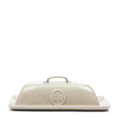 PORTOFINO BUTTER DISH IN FLAX