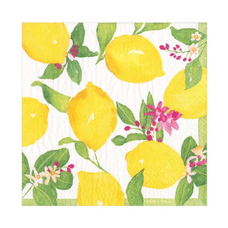 LIMONCELLO PAPER LUNCH NAPKINS 20 PACK