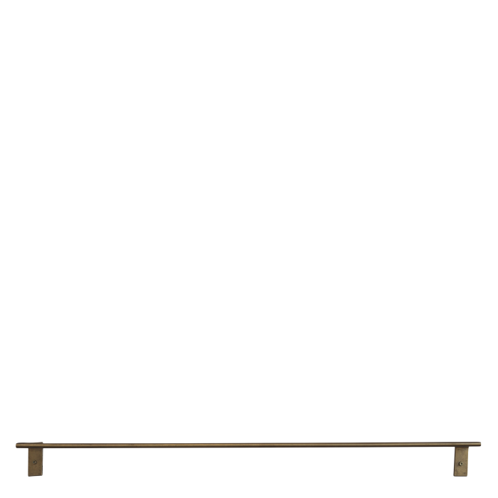 ANTIQUE BRASS HANGING RAIL 84cm