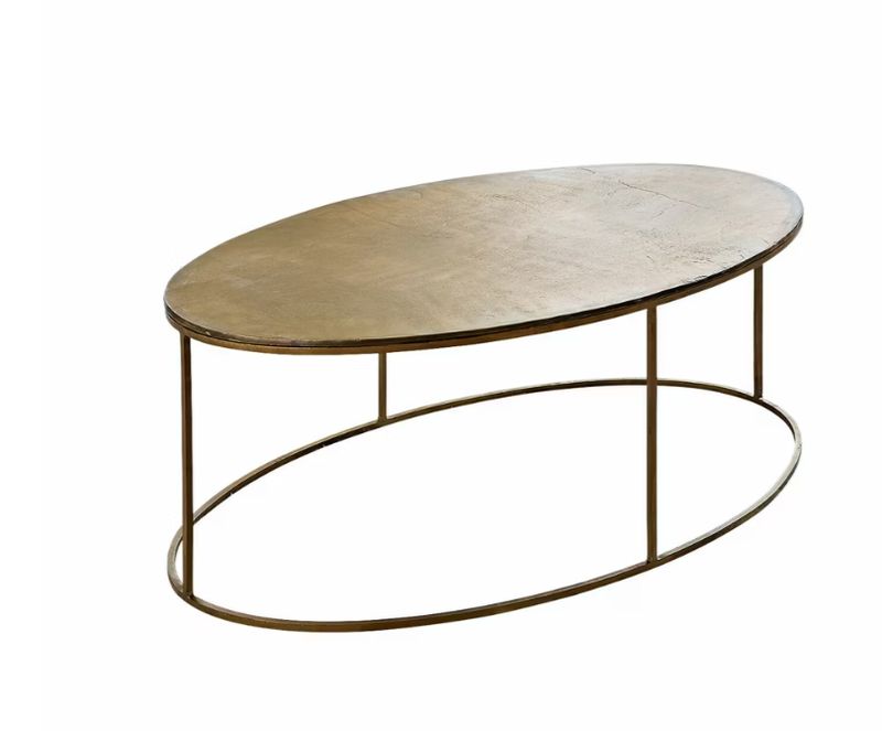 LERONA AGED GOLD COFFEE TABLE