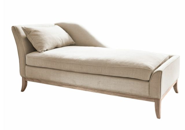 TARA CHAISE IN BEIGE - SHOP FLOOR MODEL