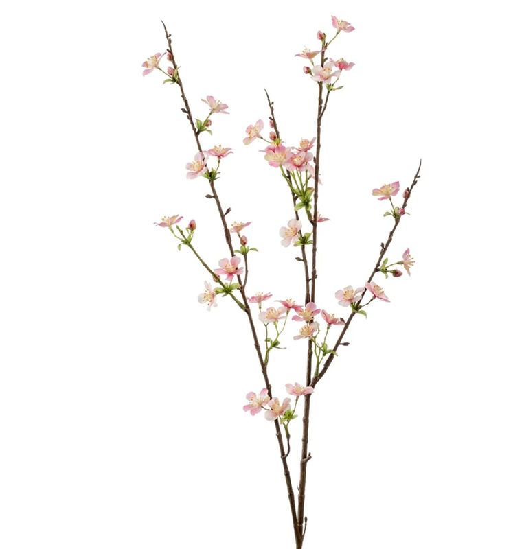 APPLE BLOSSOM SPRAY LIGHT PINK 85cm