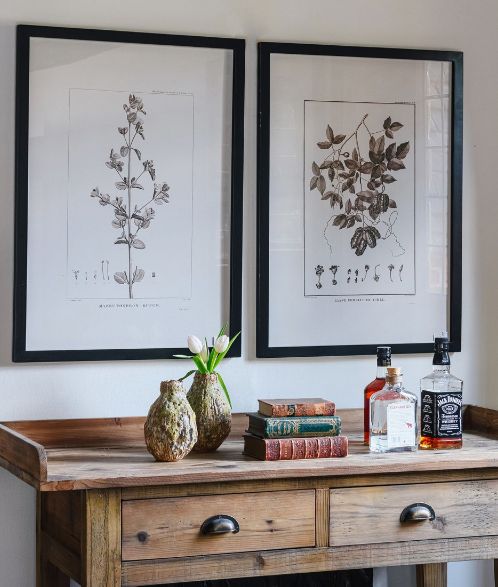 RUFUM AND CHILI FRAMED PRINTS SET OF 2