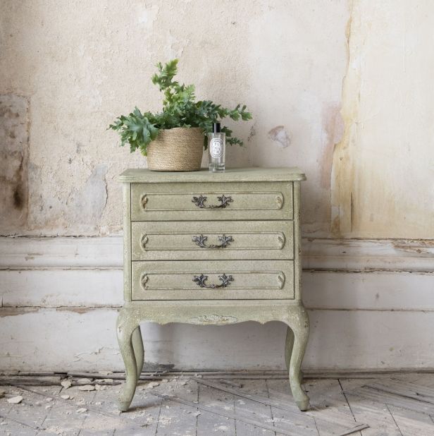 MAISON 3 DRAWER SIDE TABLE