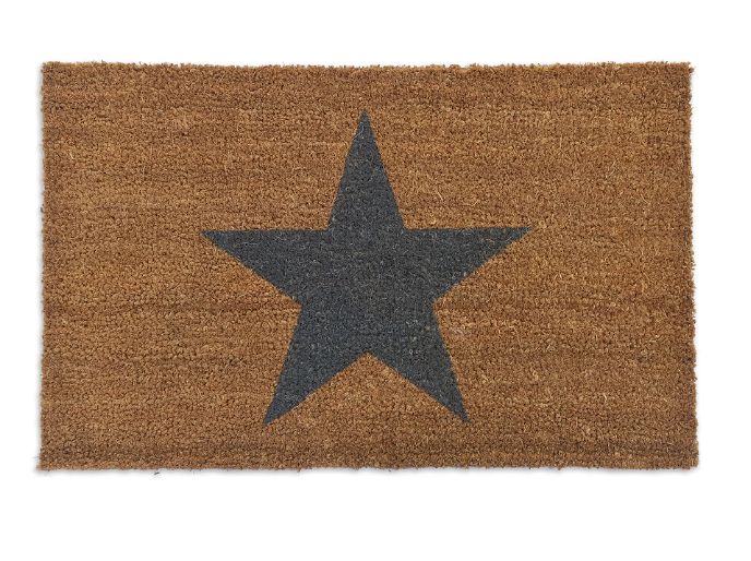 SMALL STAR COIR DOORMAT