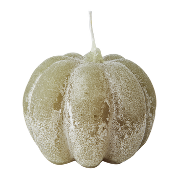 MOSS GREEN PUMPKIN CANDLE