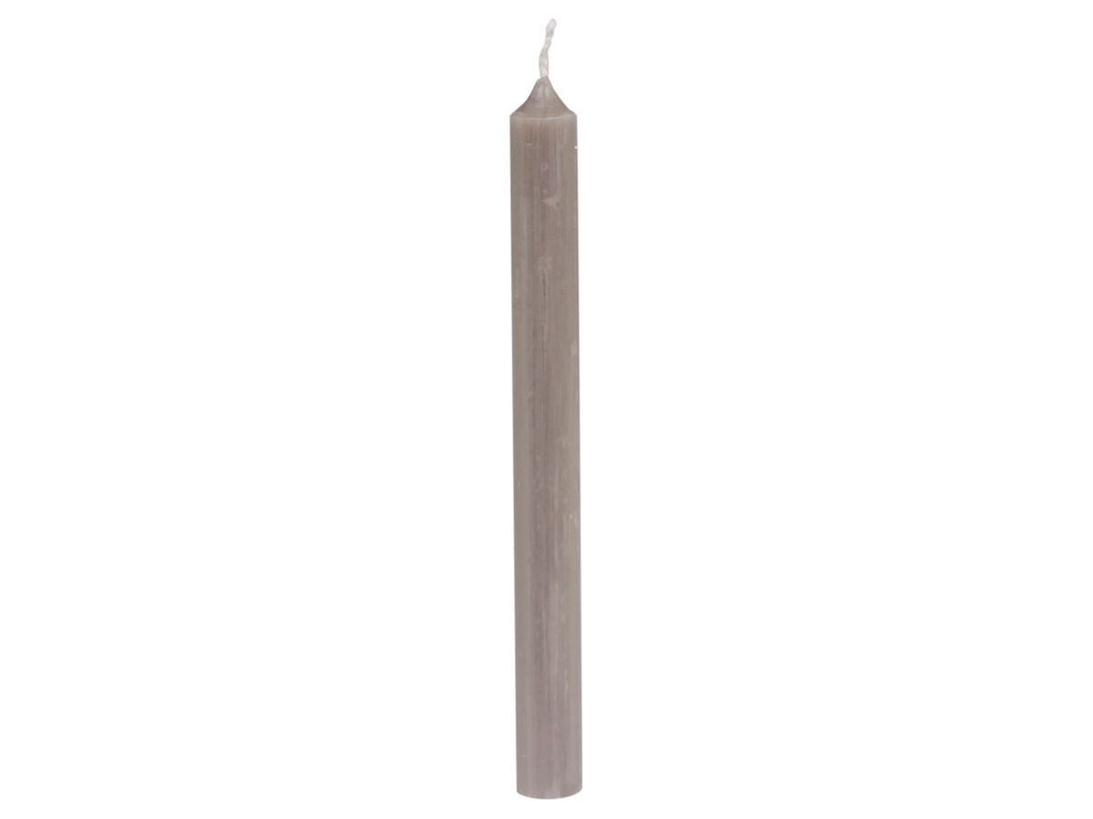 SINGLE SHORT TAPER CANDLES LINEN