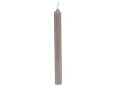 SINGLE SHORT TAPER CANDLES LINEN