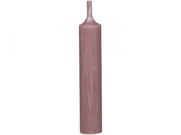 SINGLE SHORT DINNER CANDLE TAUPE