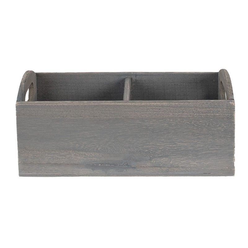 GREY WOODEN STORAGE CRATE GREY WOODEN STORAGE CRATE