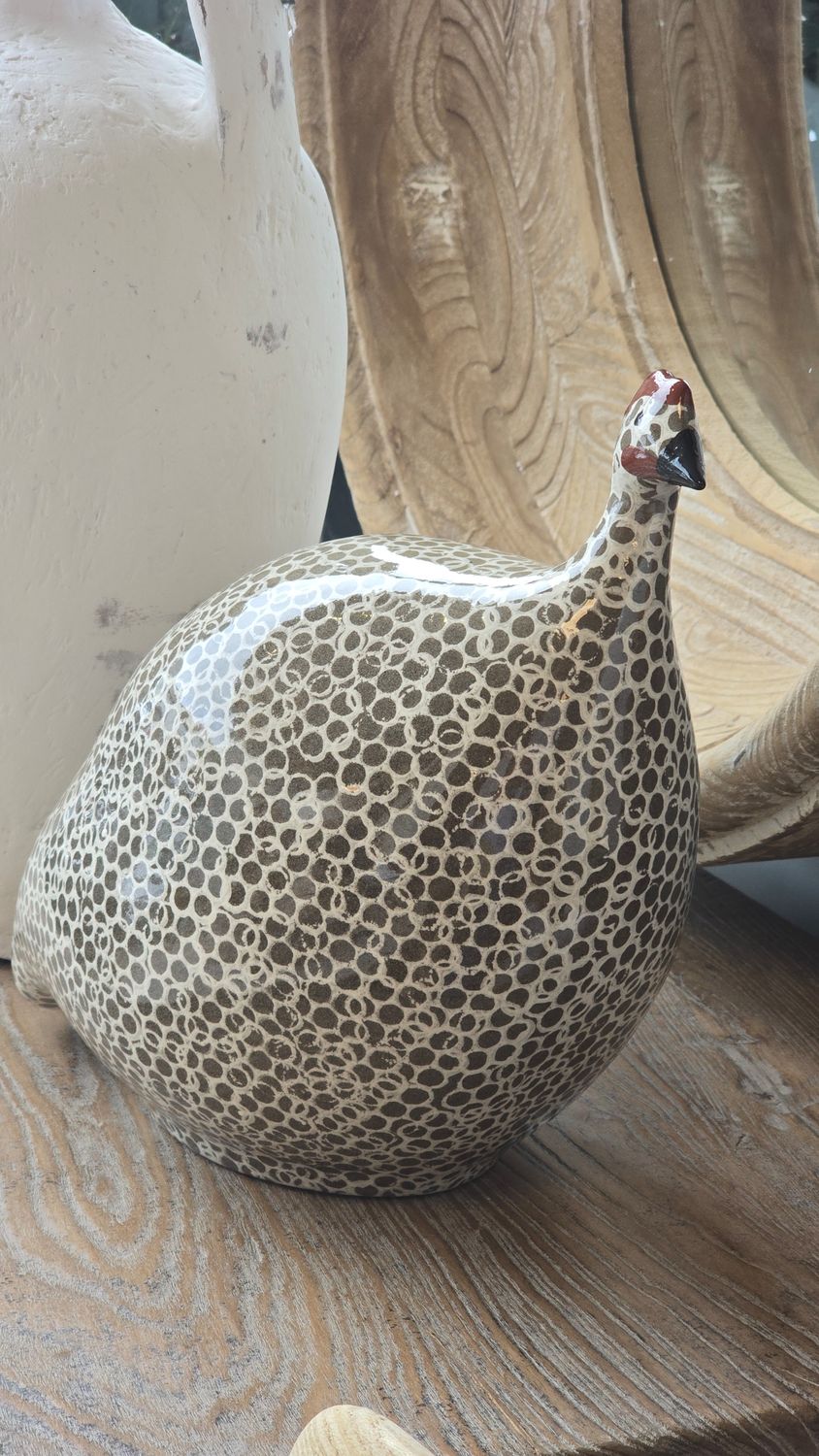LARGE PEAT SPOTTED GUINEA FOWL LARGE PEAT SPOTTED GUINEA FOWL