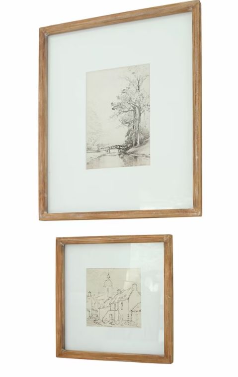 MANOR HOUSE PRINTS SET OF 2 MANOR HOUSE PRINTS SET OF 2