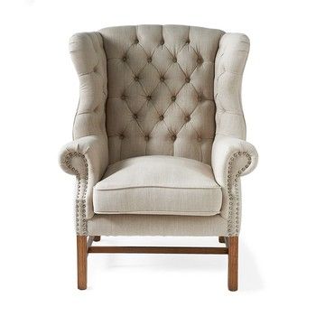 FRANKLIN PARK WING CHAIR IN LINEN