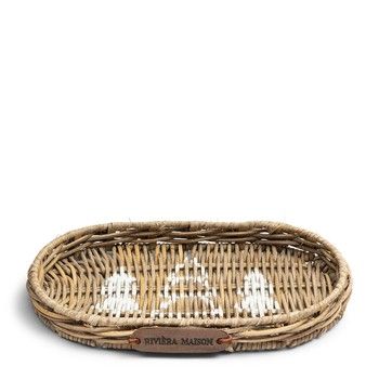 RUSTIC RATTAN TREES MINI TRAY