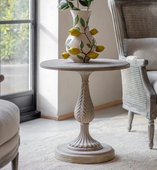 ILKLEY PEDESTAL SIDE TABLE