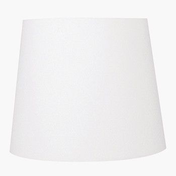 PELHAM WHITE HANDLOOM TAPERED LEMON CLIP LAMPSHADE 15cm