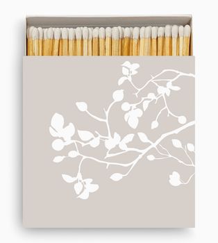 PRETTY BRANCH TAUPE BOX OF LONG MATCHES