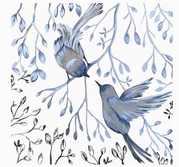 JAPANESE GARDEN LUNCH NAPKIN 20 PACK