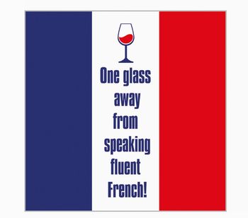 ONE GLASS COCKTAIL NAPKINS 20 PACK ONE GLASS COCKTAIL NAPKINS 20 PACK