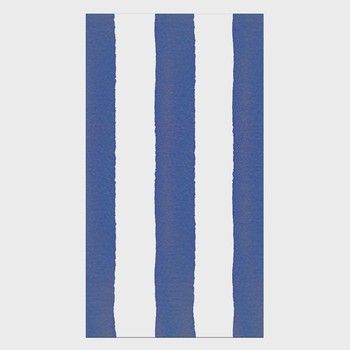 NAVY CAFE STRIPE LINEN PAPER BUFFET NAPKIN 12 PACK