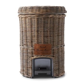 RUSTIC RATTAN CLASSIC PEDAL BIN