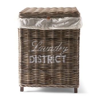 DISTRICT LAUNDRY BASKET WITH LID