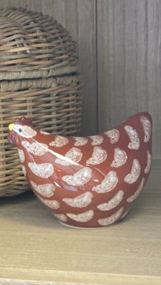 SMALL RED AND WHITE CHICKEN SMALL RED AND WHITE CHICKEN