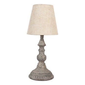 CARLA GREIGE TABLE LAMP