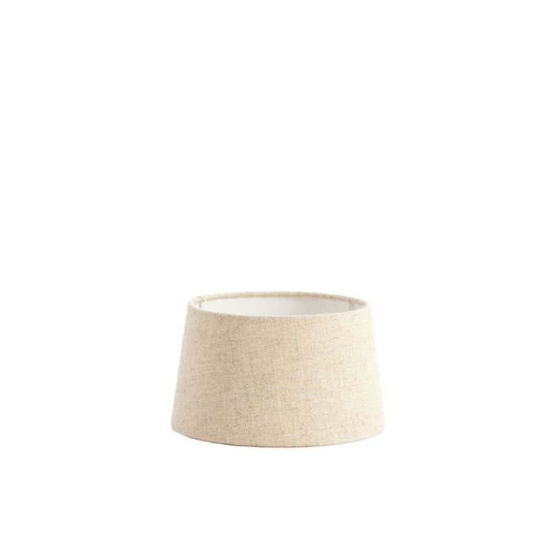 ROUND SHADE - LINEN - NATURAL - 20x17x11.5cm