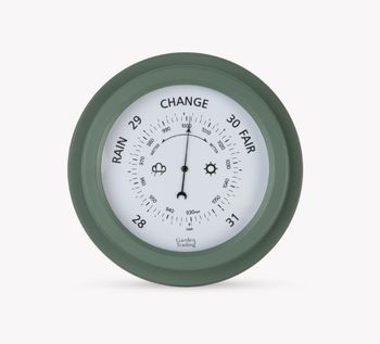 TENBY BAROMETER IN THISTLE GREEN