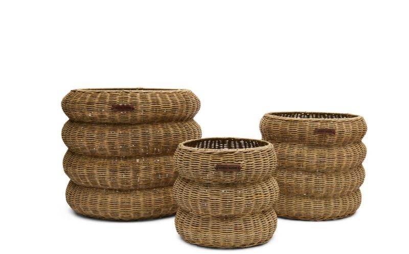MENAGGIO RATTAN BASKET IN SMALL