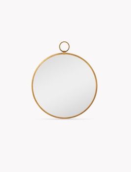 BRONZE STANMORE ROUND MIRROR 60cm