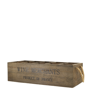 WINE CRATE  WITH 10 SECTIONS