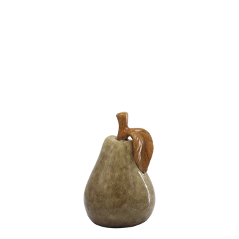 DECORATIVE PEAR IN LATTE DECORATIVE PEAR IN LATTE
