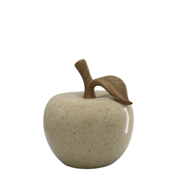 DECORATIVE APPLE IN CREAM
