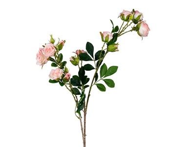PINK MULTI STEM FAUX ROSE PINK MULTI STEM FAUX ROSE