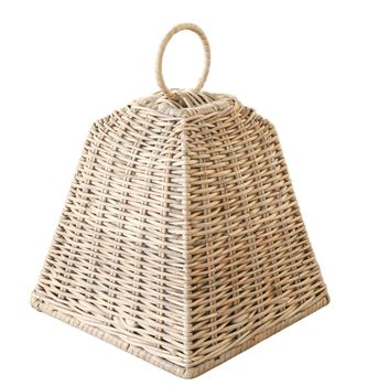 RATTAN AND CONCRETE DOORSTOP