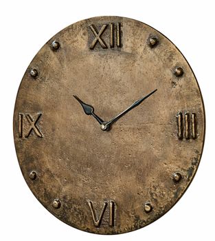 ANTIQUE BRONZE WALL CLOCK