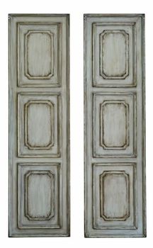 LUSSAN PAIR OF DECORATIVE SHUTTERS