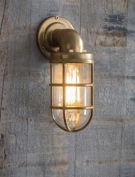 DEVONPORT DOWN LIGHT IN BRASS