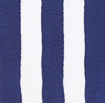 NAVY CAFE STRIPE LINEN PAPER LUNCH NAPKIN 15 PACK