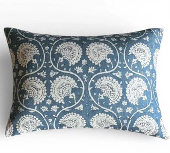 THISTLEWICK OCEAN BLUE CUSHION 35x50cm