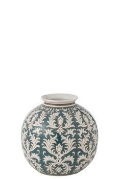 VICTORIA PORCELAIN ROUND VASE