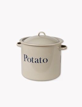 ENAMEL POTATO STORAGE IN TRUFFLE ENAMEL POTATO STORAGE IN TRUFFLE