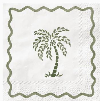 PALM TREE PAPER LUNCH NAPKIN 20 PACK