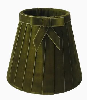KHAKI VELVET LAMPSHADE 18cm KHAKI VELVET LAMPSHADE 18cm