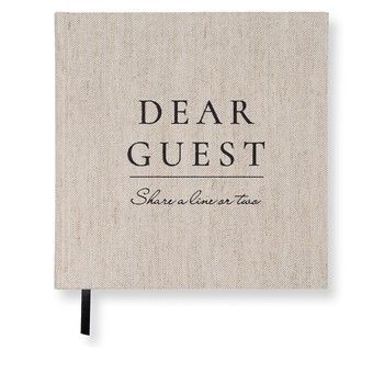 DEAR GUEST UNLINED BOOK DEAR GUEST UNLINED BOOK