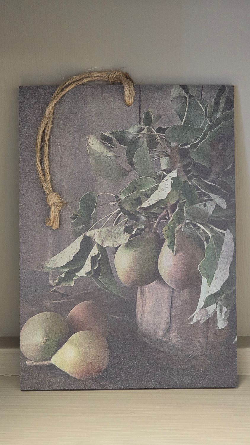 PEARS IMAGE ON AN A5 DECOR BOARD PEARS IMAGE ON AN A5 DECOR BOARD