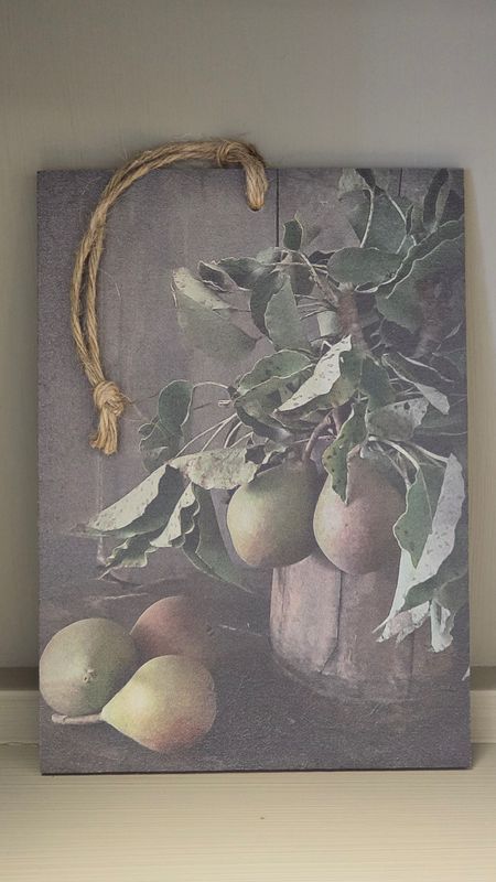 PEARS IMAGE ON AN A5 DECOR BOARD