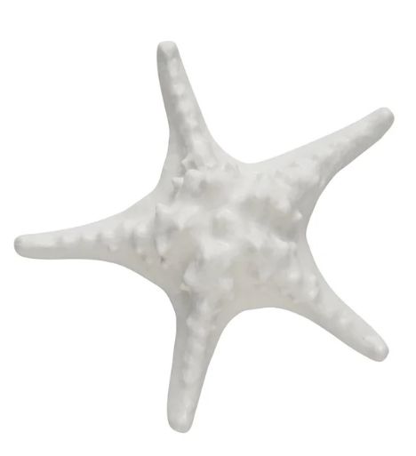 WHITE CERAMIC STARFISH